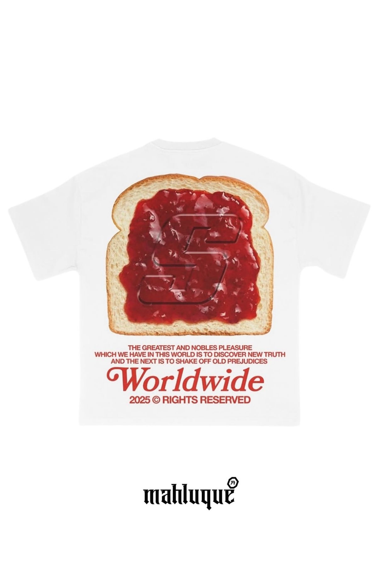 MOREJHN Toasted White Oversize T-Shirt