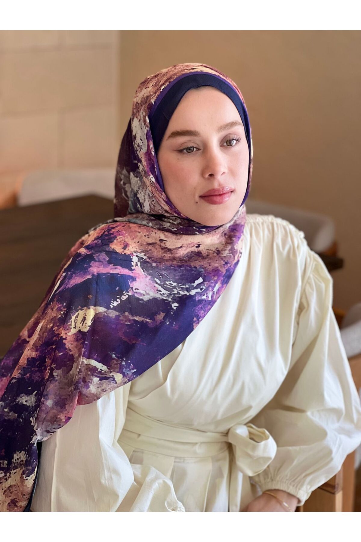 Modakaşmir Ezgir Desen Lina Şal