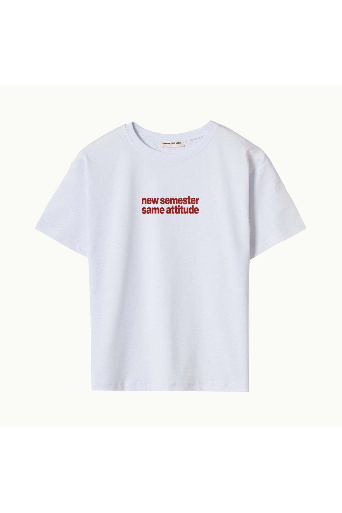 SUNDAY THE LABEL NEW SEMESTER - OVERSIZE TSHIRT