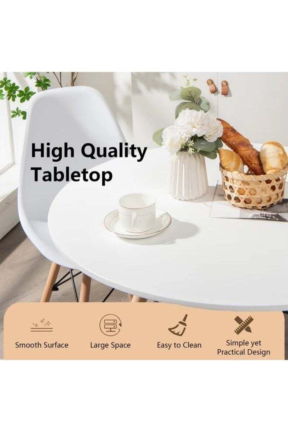 Taimi-طقم طعام من 5 قطع، طاولة من الخشب الصلب 80x80x72 سم مع 4 كراسي أنيقة رمادية اللون ومقاعد مبطنة ناعمة 6