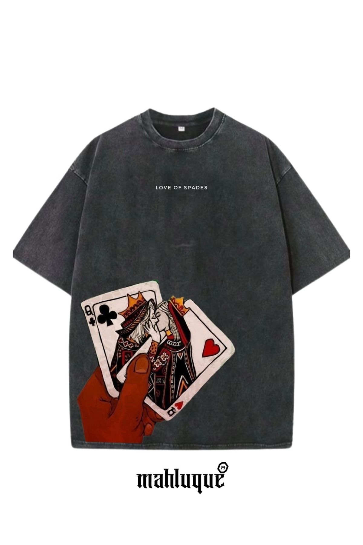 MOREJHN Love of Spades Oversize T-Shirt