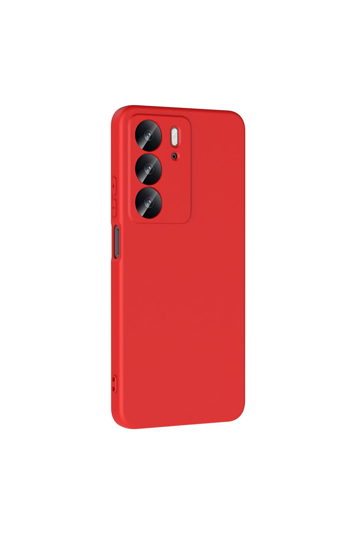 Apsuwa Realme C75 uyumlu Kılıf Lansman İçi Kadife Silikon Kırmızı