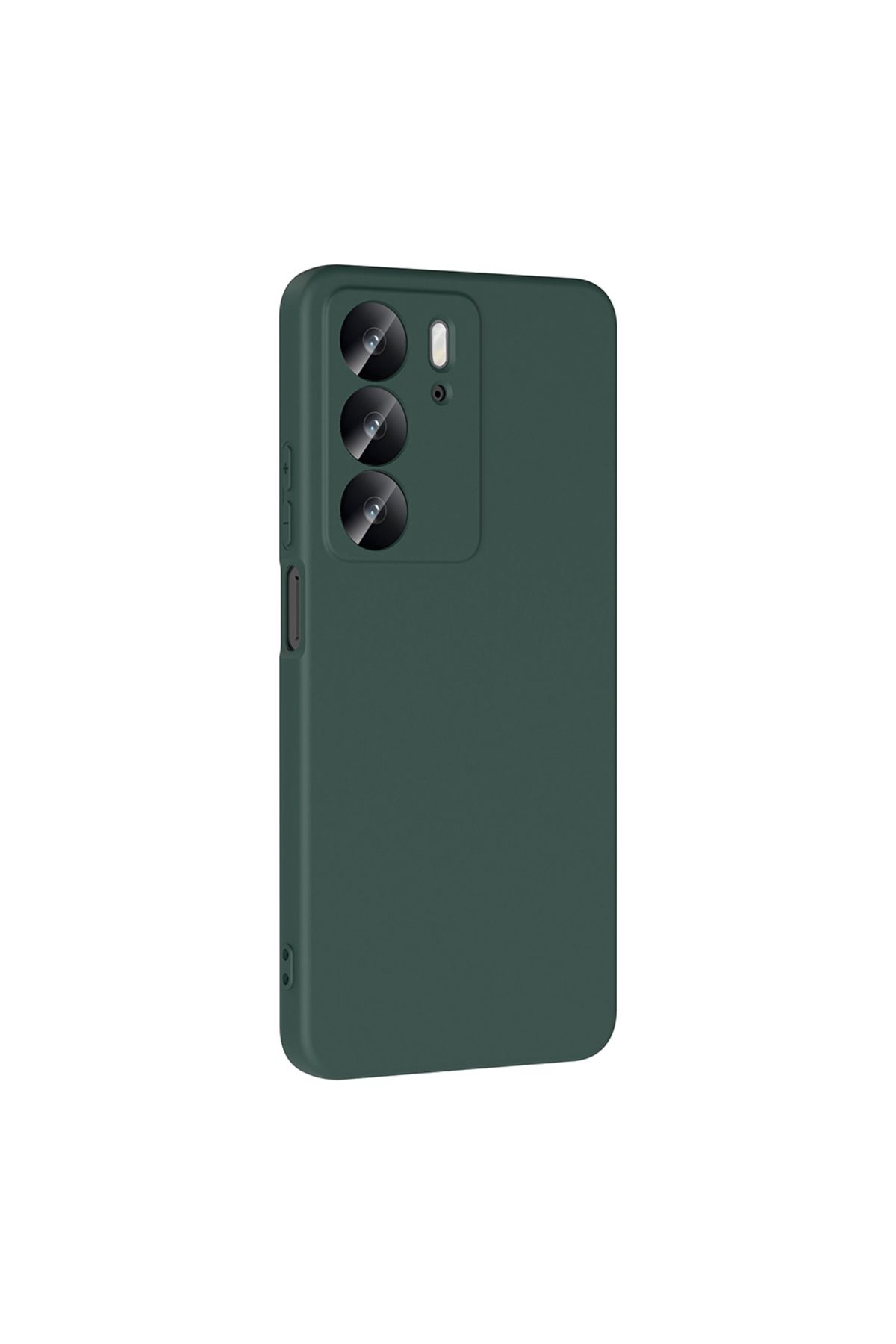Apsuwa Realme C75 uyumlu Kılıf Lansman İçi Kadife Silikon Yeşil