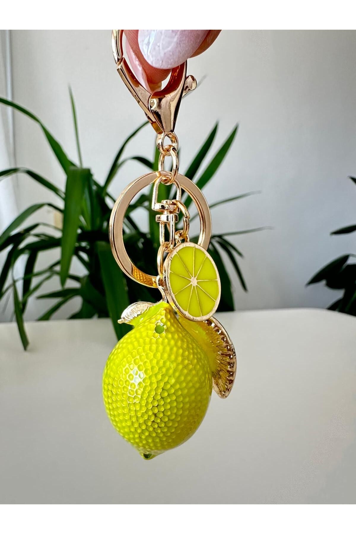 yako Çanta Aksesuarı Charm Limon Figürlü