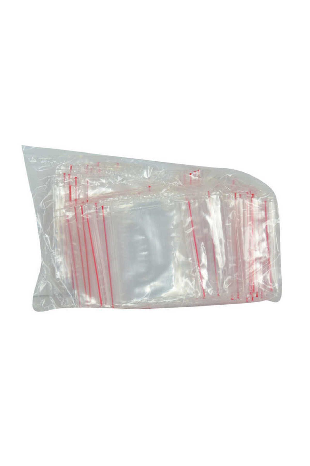 Modafiks Kilitli Naylon Torba Poşet 6X7 Cm Şeffaf 100 Adet 1 Paket
