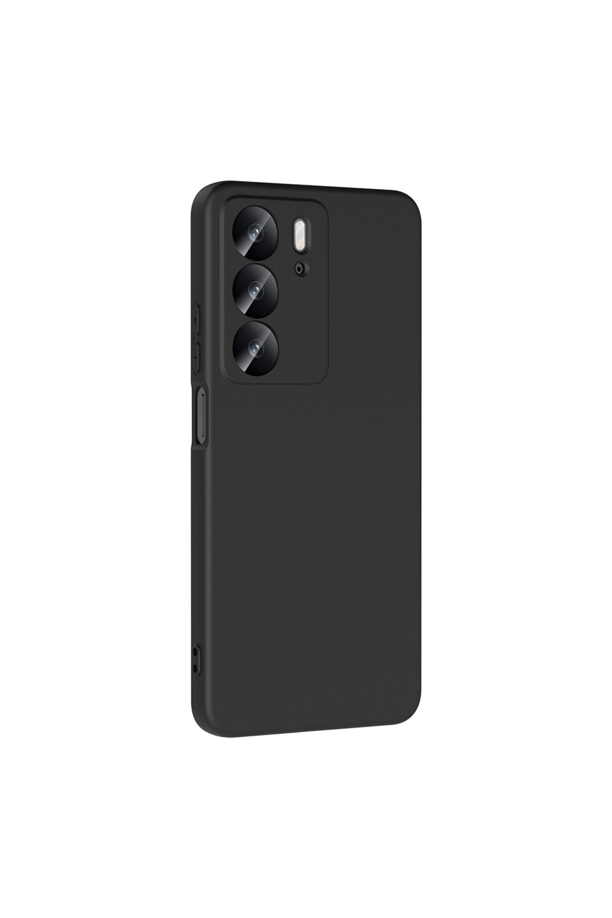 Apsuwa Realme C75 uyumlu Kılıf Lansman İçi Kadife Silikon Siyah