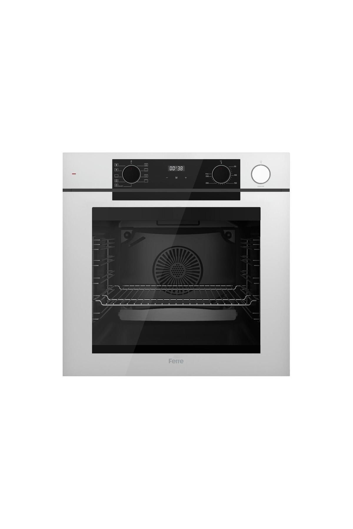 Ferre Qep64cb Steamart - Fryart Serisi Beyaz Ankastre Fırın (0 9 KONUM)