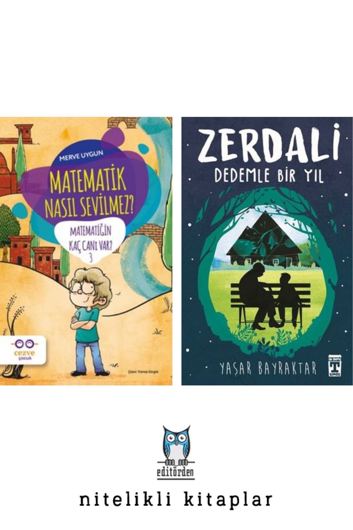 Timaş Yayınları Matematik Nasıl Sevilmez? - Zerdali / Dedemle Bir Yıl / Yaşar Bayraktar
