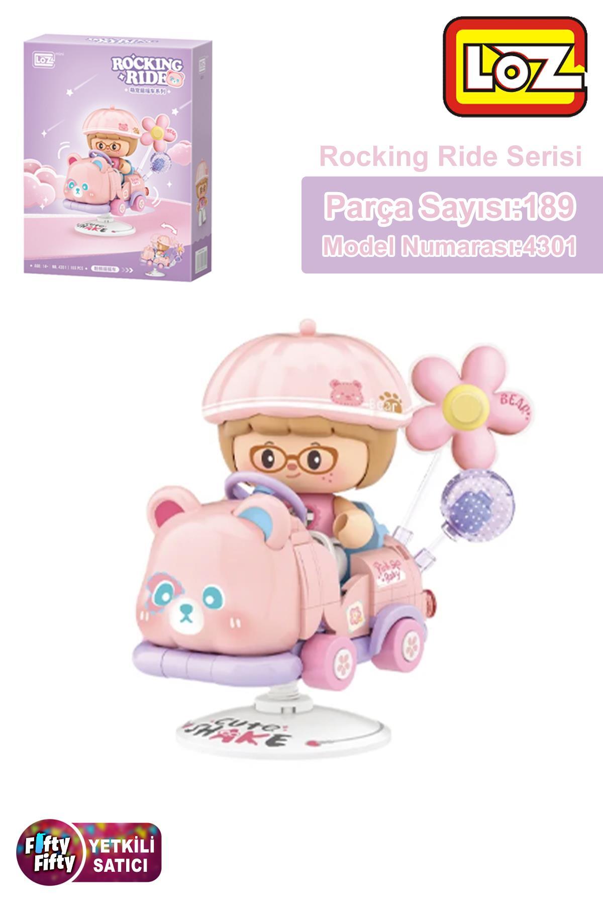 Vagonlife Loz Creative Serisi Sallanan Pembe Panda Modeli 189