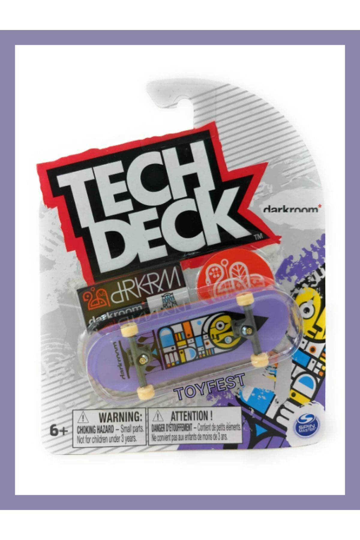 SerenityHaven Tech Deck New ULTRA RARE Skateboards Fingerboards Parmak Kaykay - Darkroom Harlequin