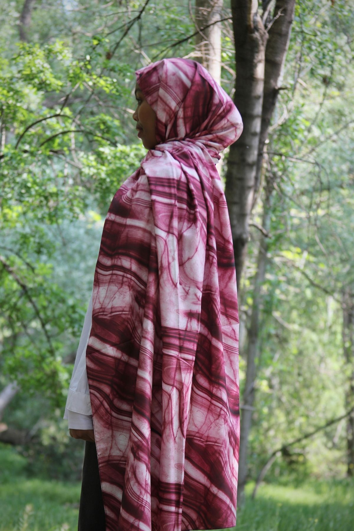 SARA SCARFS MARBLE DESEN NESRİ ŞAL