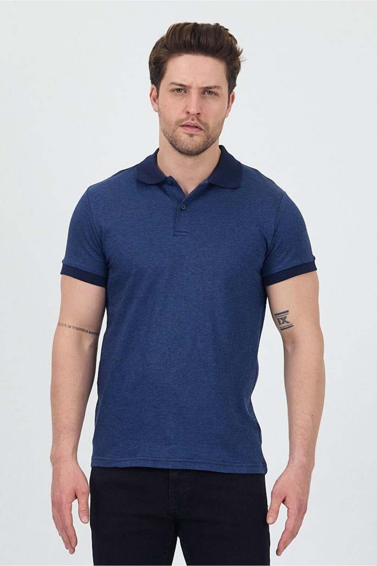 yakamor Erkek Garni Yakalı Polo Tshirt