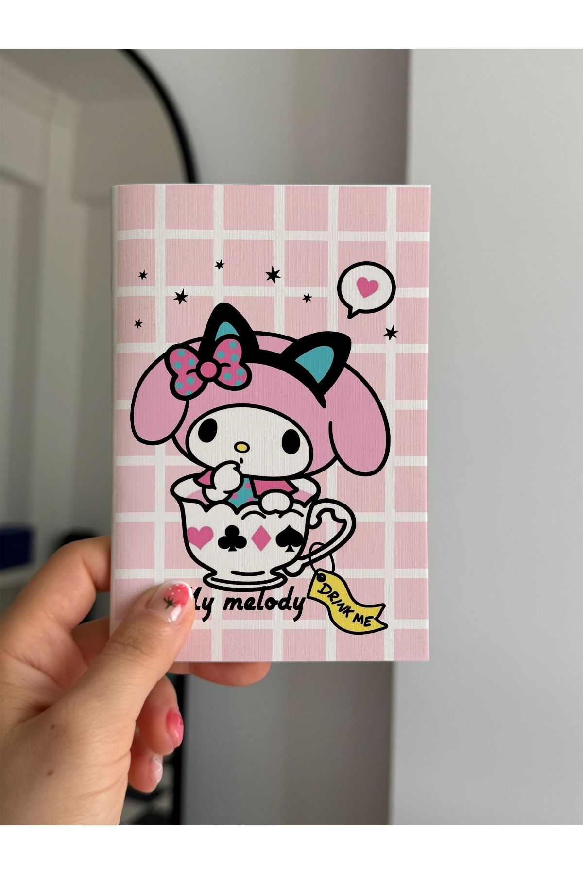 Planet Butik My Melody Drink Mini Çizgisiz Defter