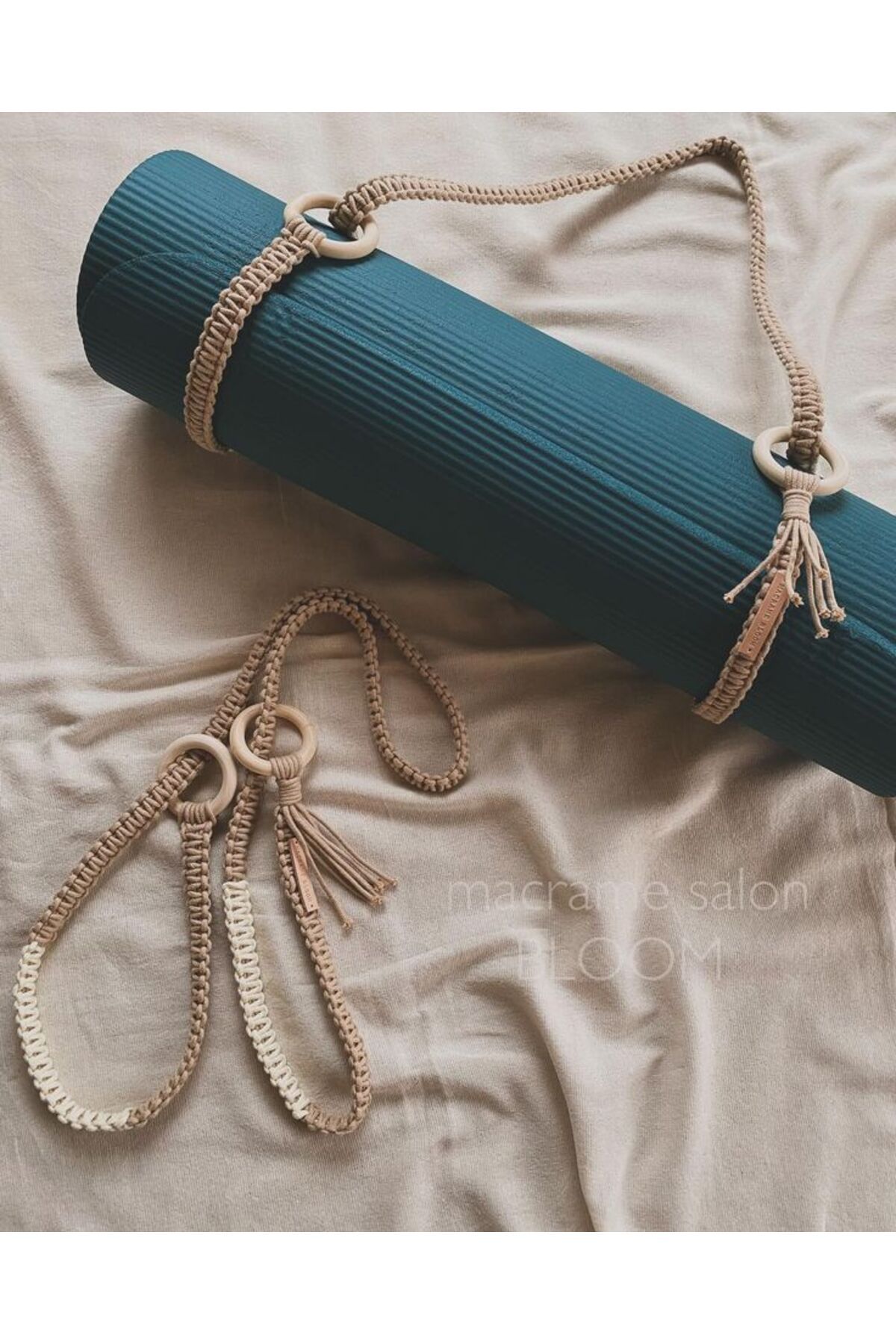 meribell Makrome Yoga Matı Taşıma Askısı