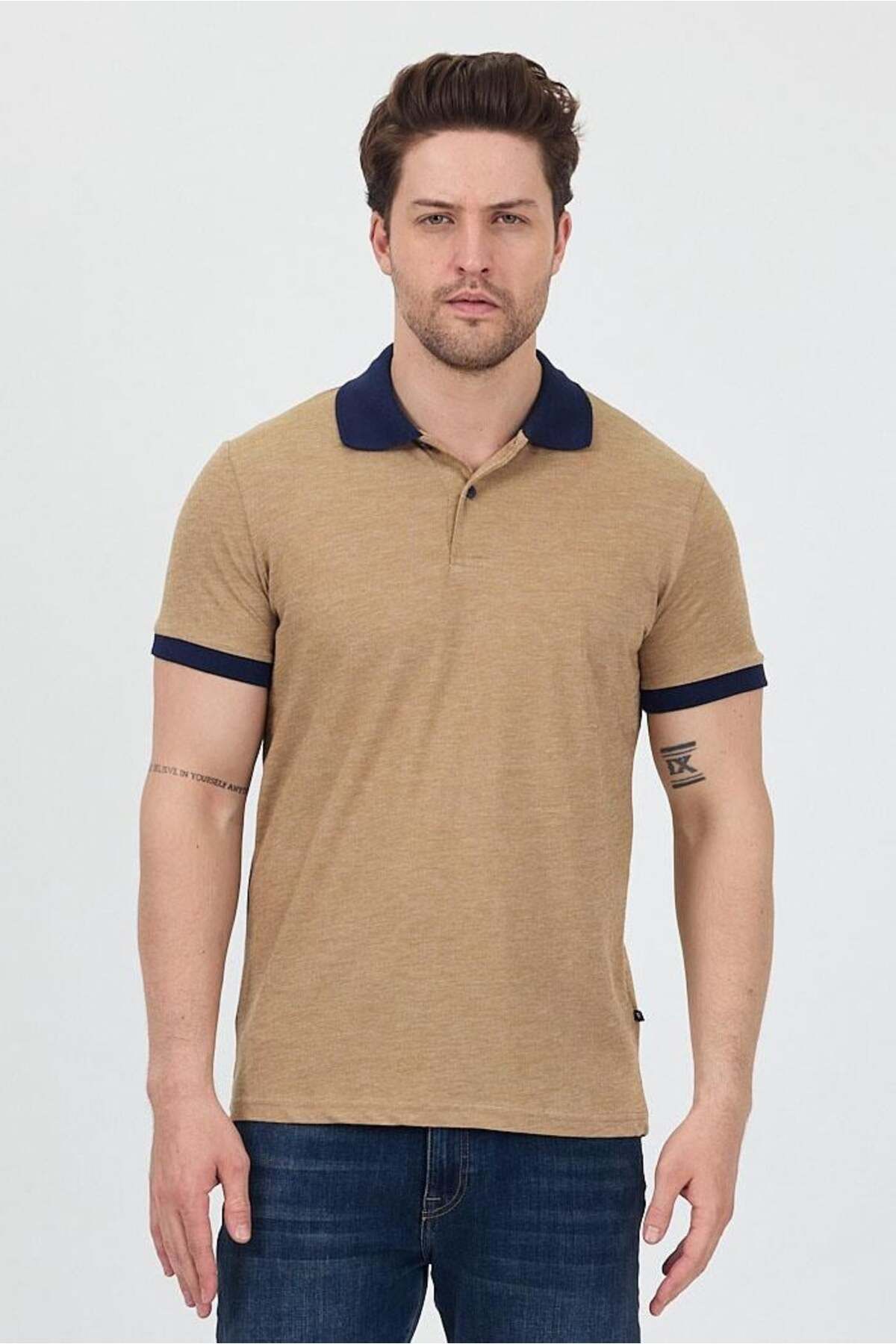 yakamor Erkek Garni Yakalı Polo Tshirt