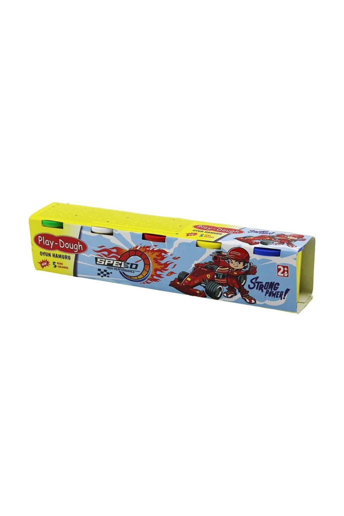 İnnMerry 5 PCS MİNİ 5 RENK OYUN HAMURU 5-KAPAKLI PLASTİK KUTU (5047)