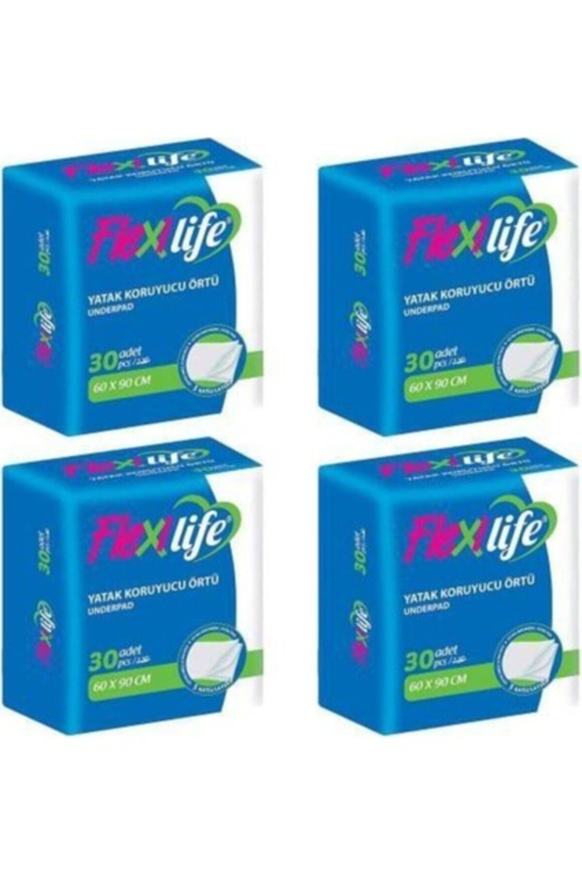 Flexi Life Kedi Köpek Çiş Pedi 60X90 30'lu 4 Paket