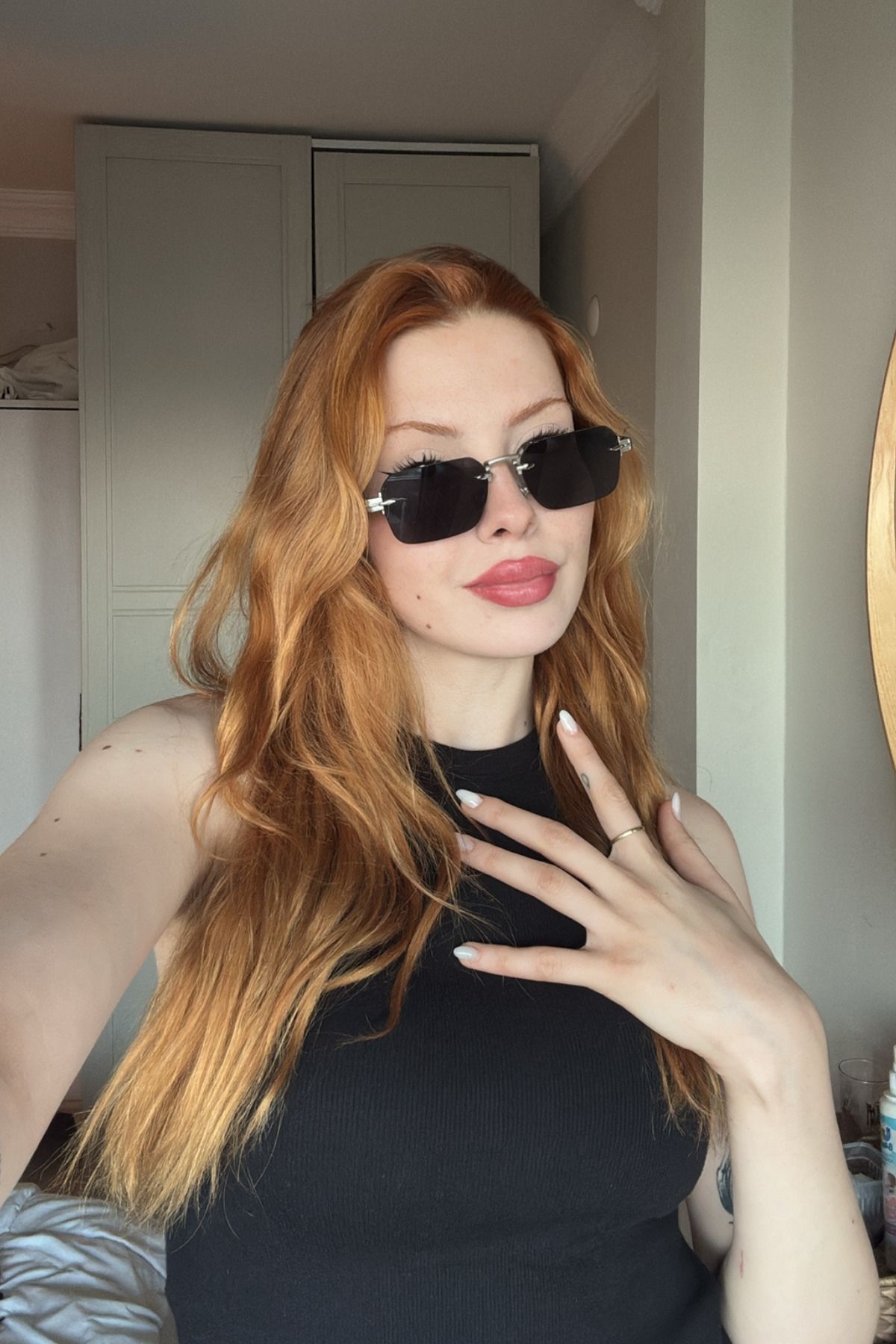 FALAN EYEWEAR Siora Kadın Güneş Gözlüğü Siyah
