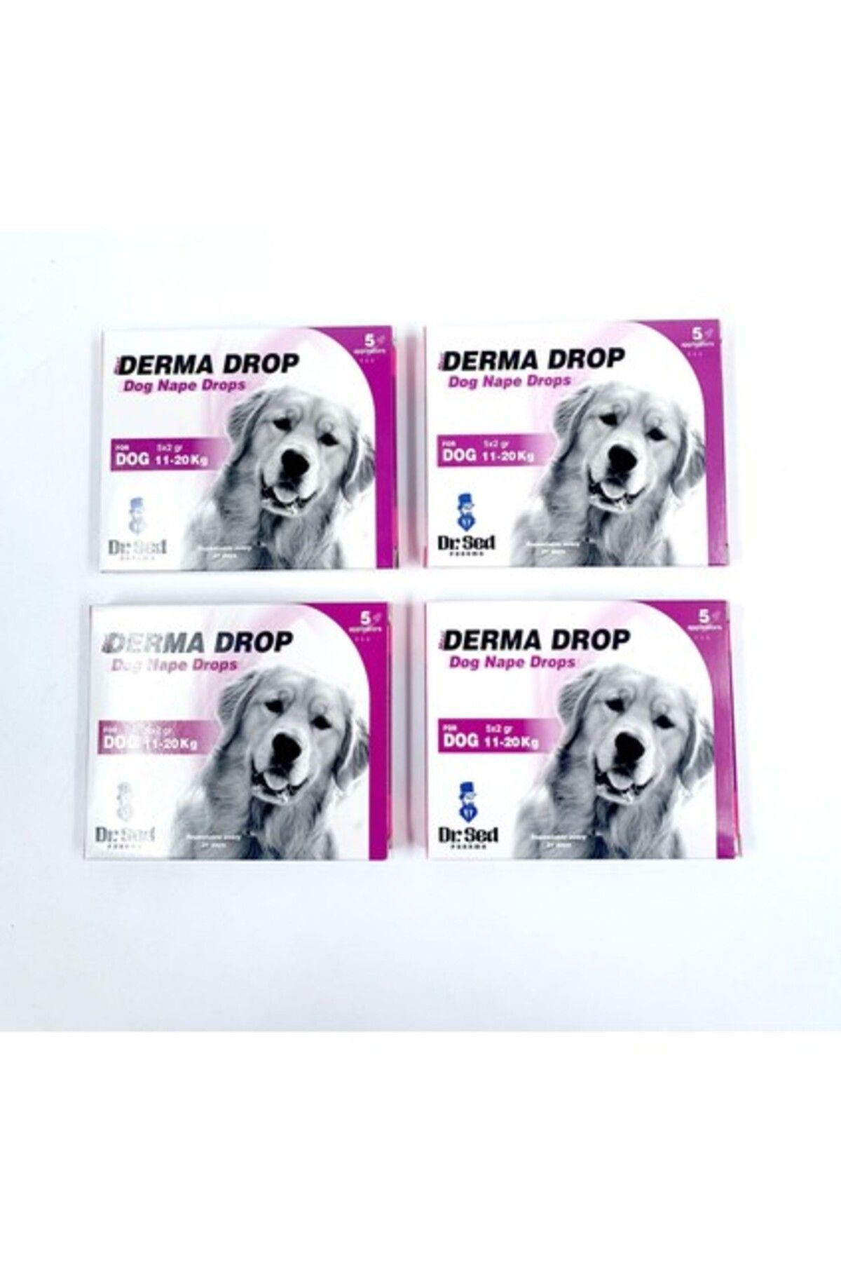 Orqinel Dr Sed 11 - 20 kg Köpekler Için 4'lü Damla Paketi 5 x 2 gr
