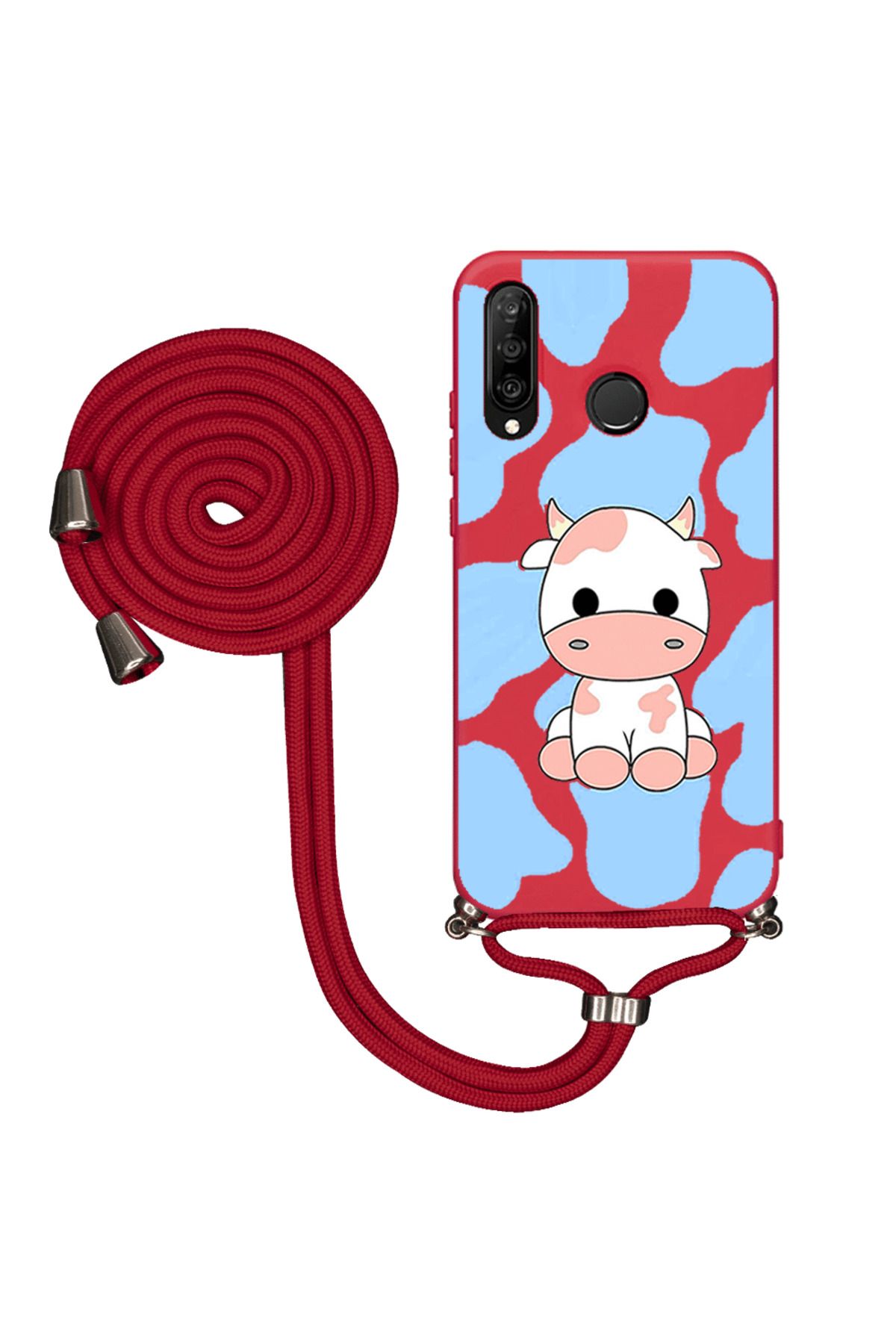 Royaleks Huawei P30 Lite İpli Lansman Kılıf - İnek