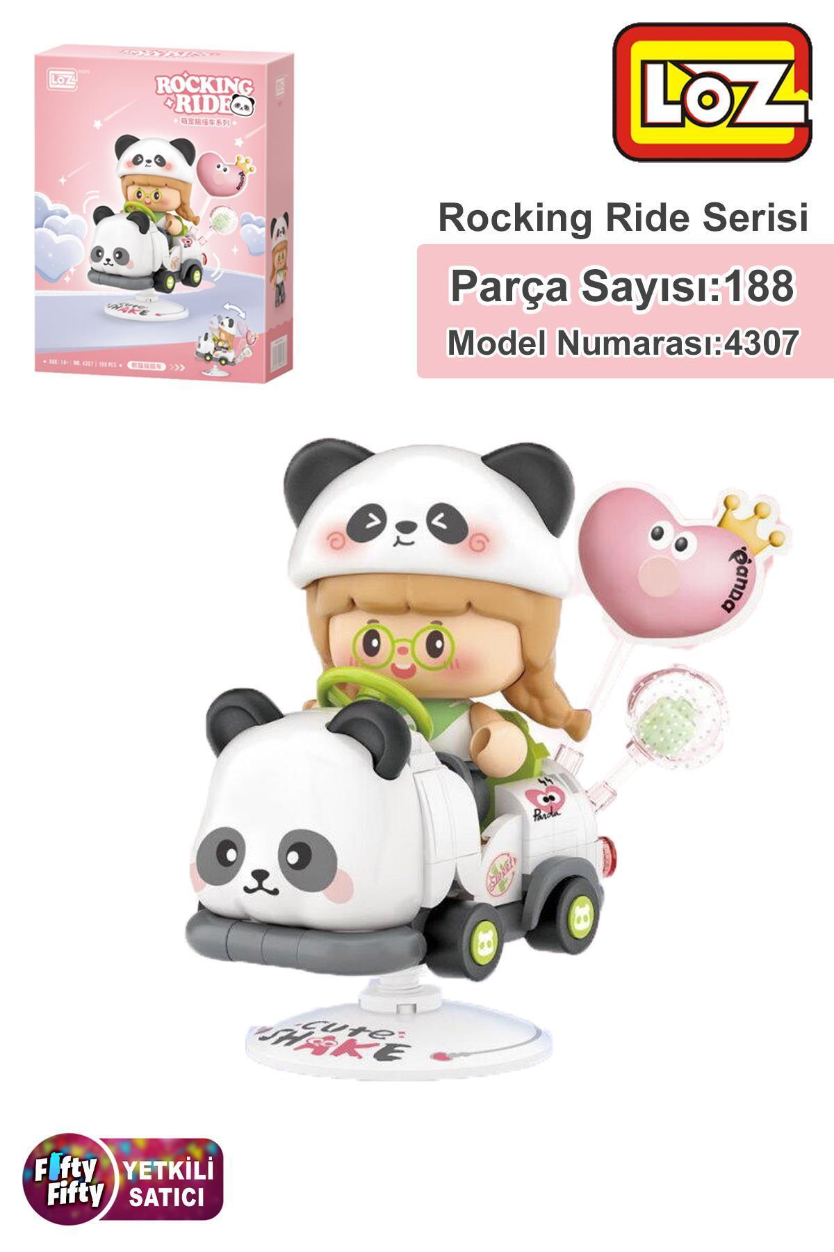 Vagonlife Loz Creative Serisi Sallanan Siyah Beyaz Panda Modeli