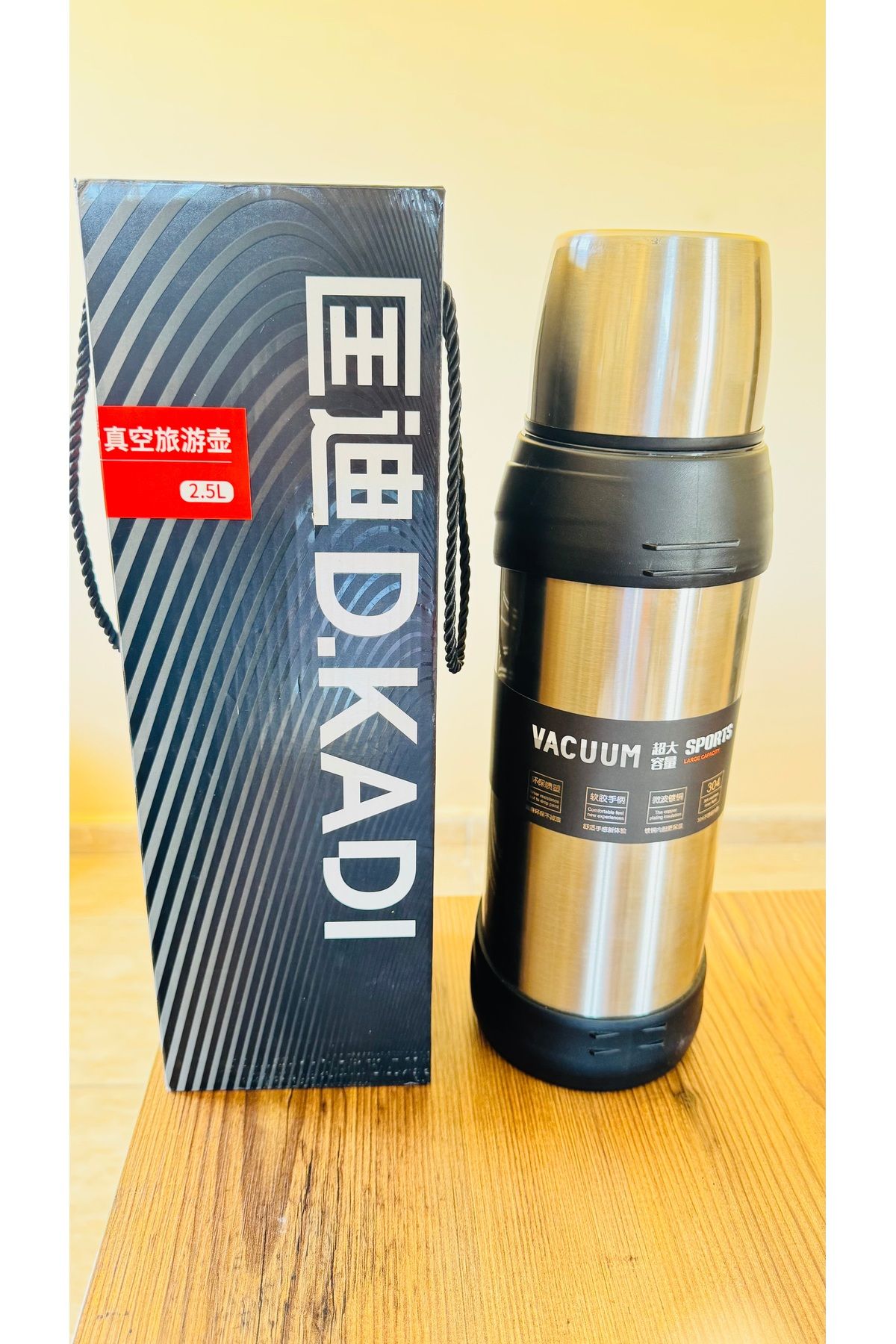 AVACUMM Vacuum 2.5 Litre Paslanmaz Çelik Vakumlu Termos
