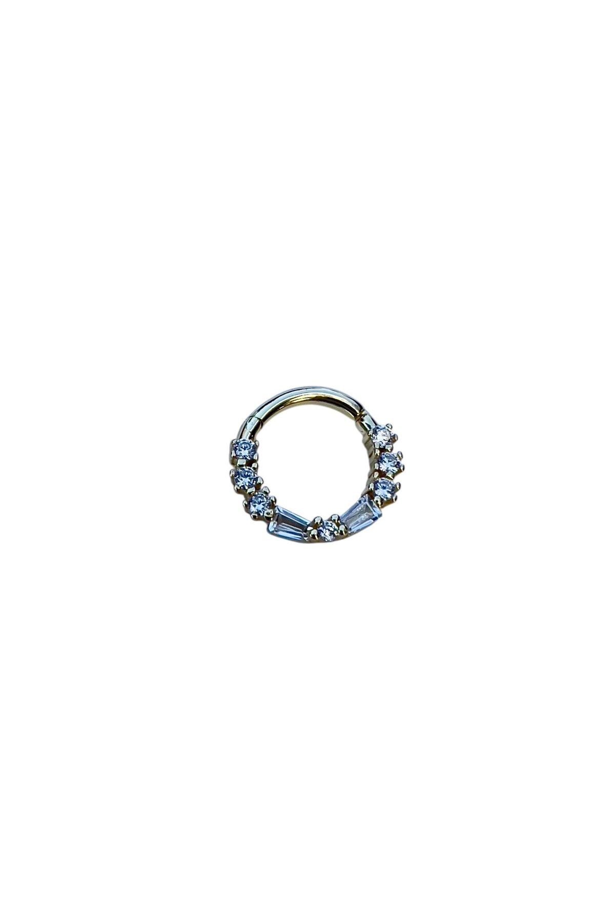 Defne Silver Halka Gümüş Piercing