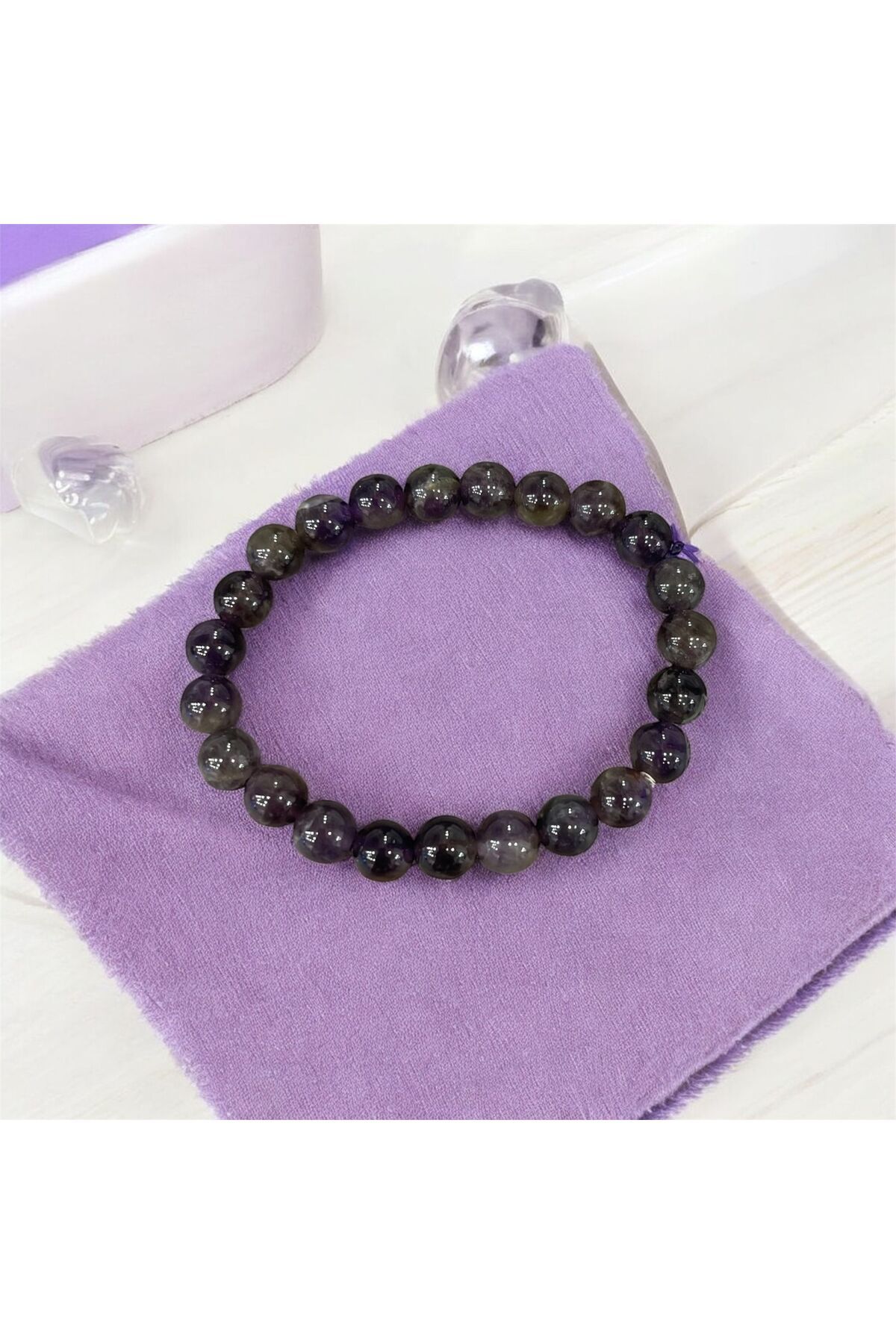 AURA STONE Ametist 8mm Doğaltaş Bileklik