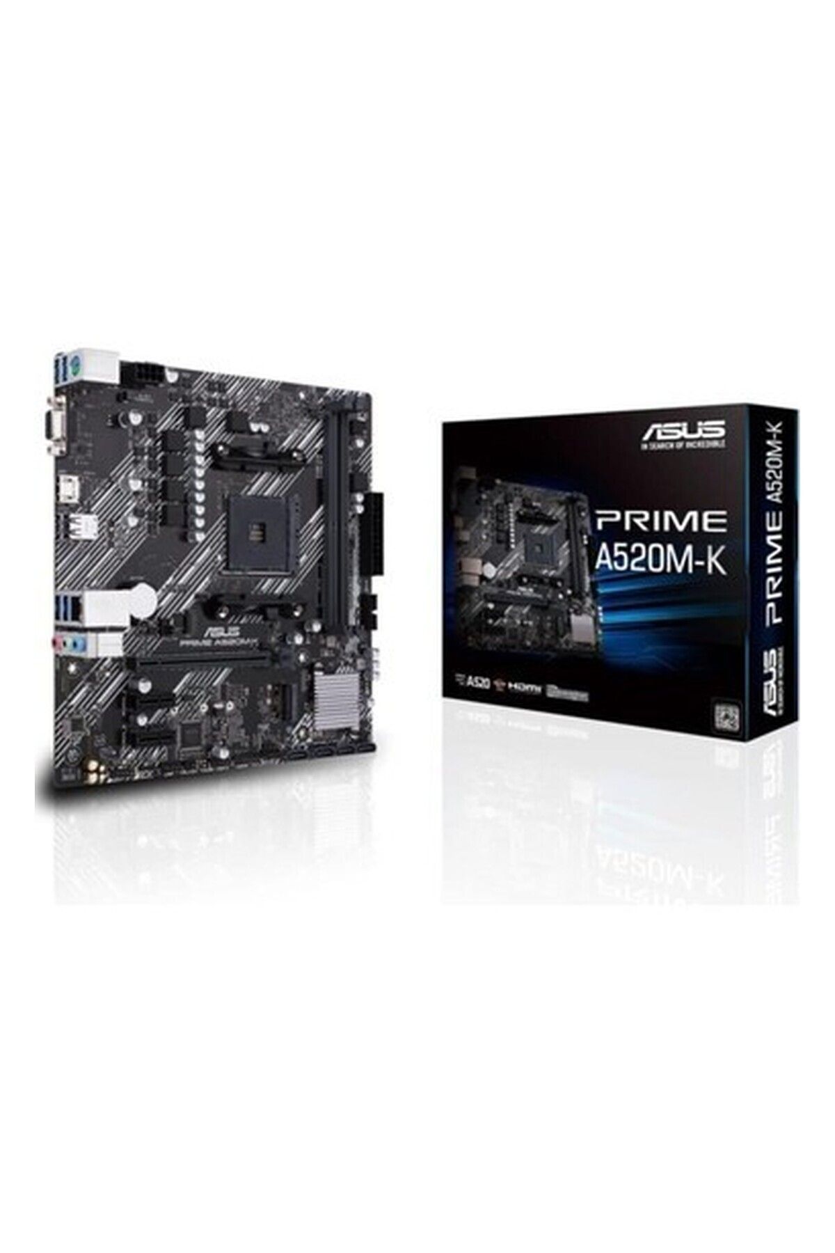Store Prıme A520M-K Amd A520 Am4 Ddr4 4400 HDMI VGA M2 Usb3.2 Matx Anakart