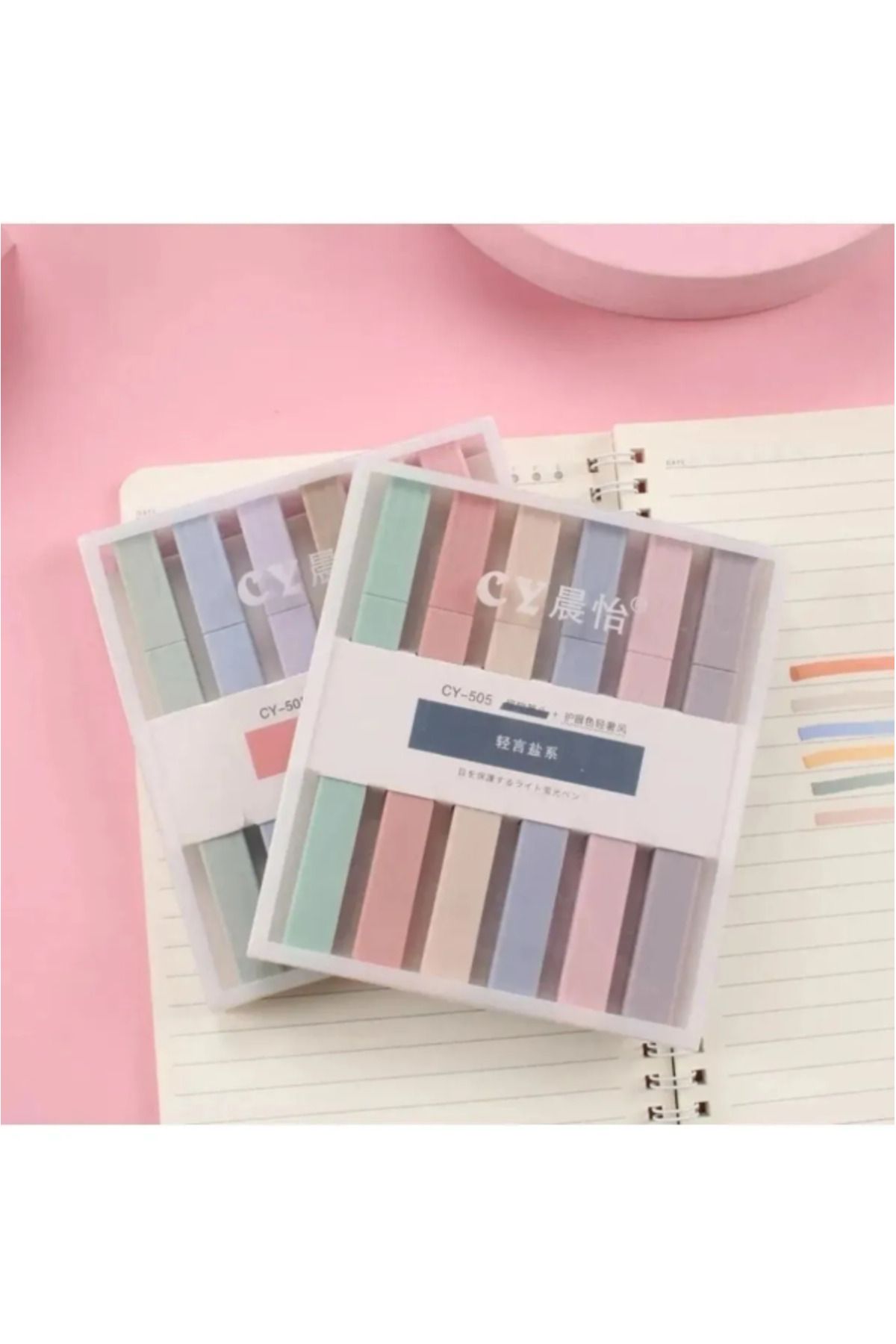 AYGÖREN HOME Ultra Soft Pastel Renkler 6 Lı Fosforlu Kalem