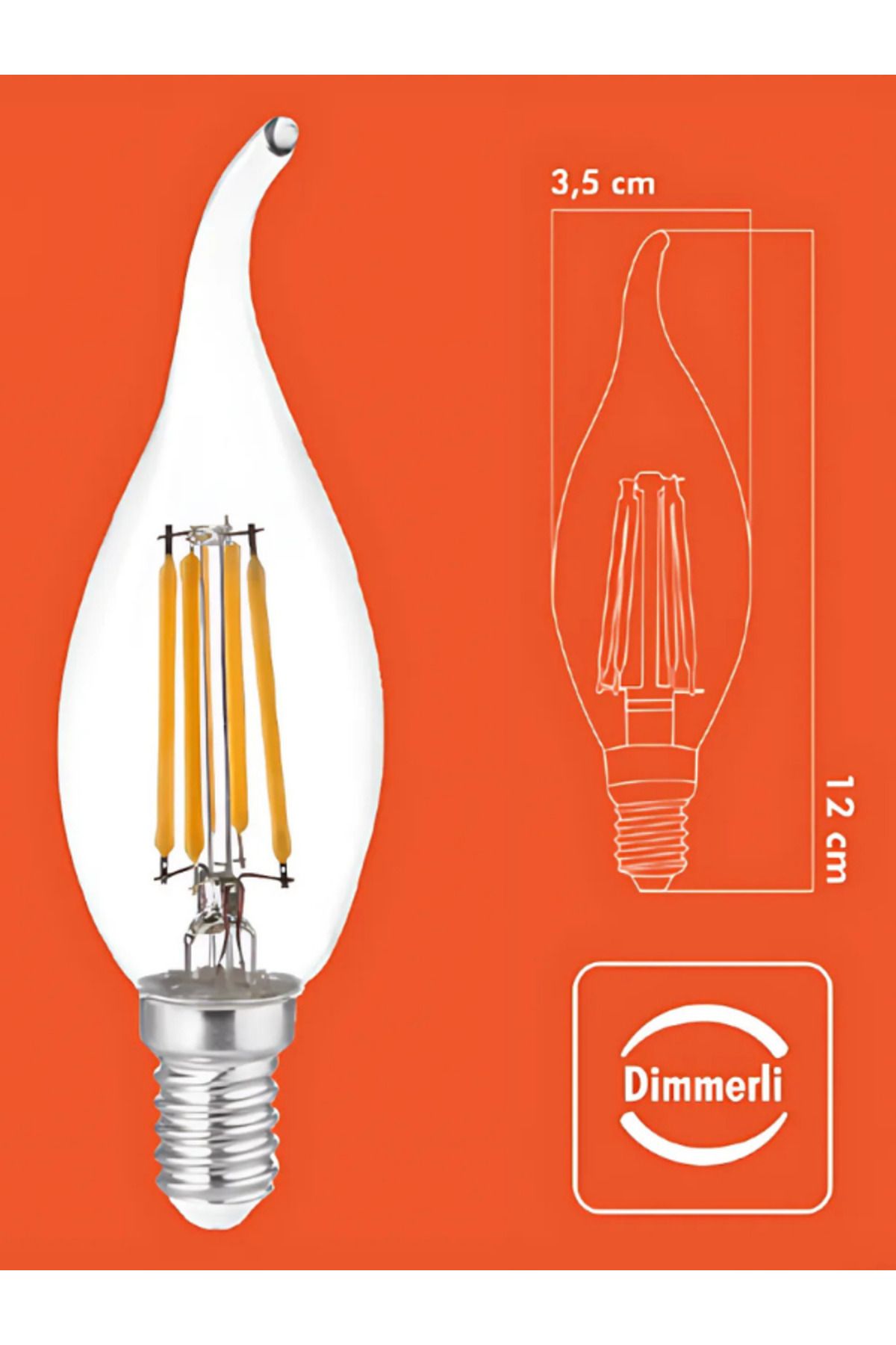 ELKHOUSE ElektrikHouse LED FILAMENT RUSTIK AMPUL