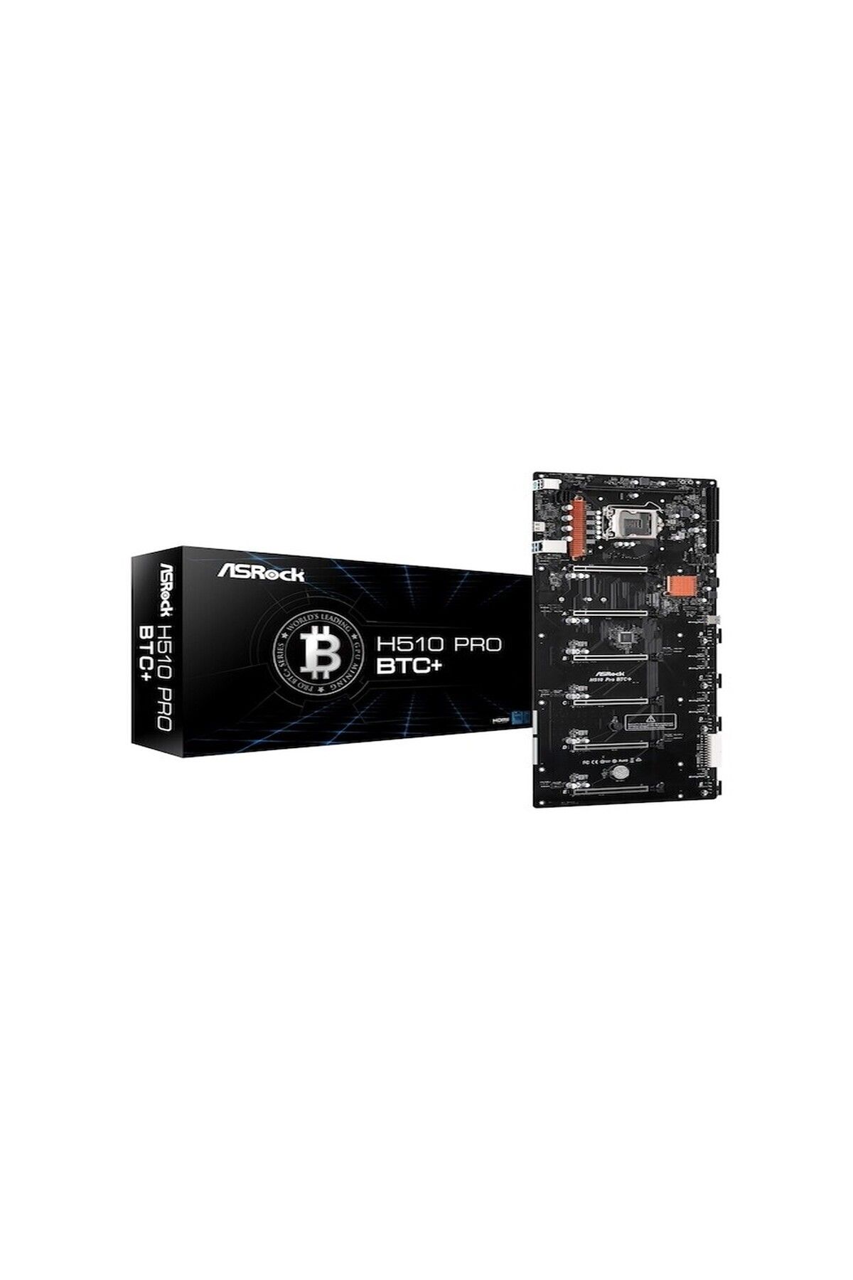 ASROCK H510 Pro BTC+ Intel H510 3200 MHz DDR4 Soket 1200 ATX Mining Anakart