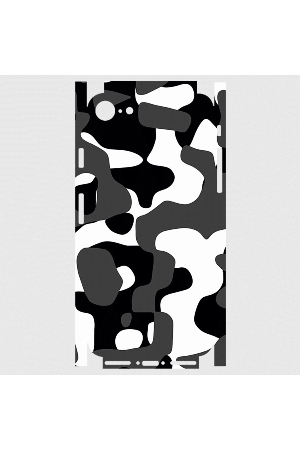 Royaleks iPhone 8 Telefon Kaplama - Grey Camouflage