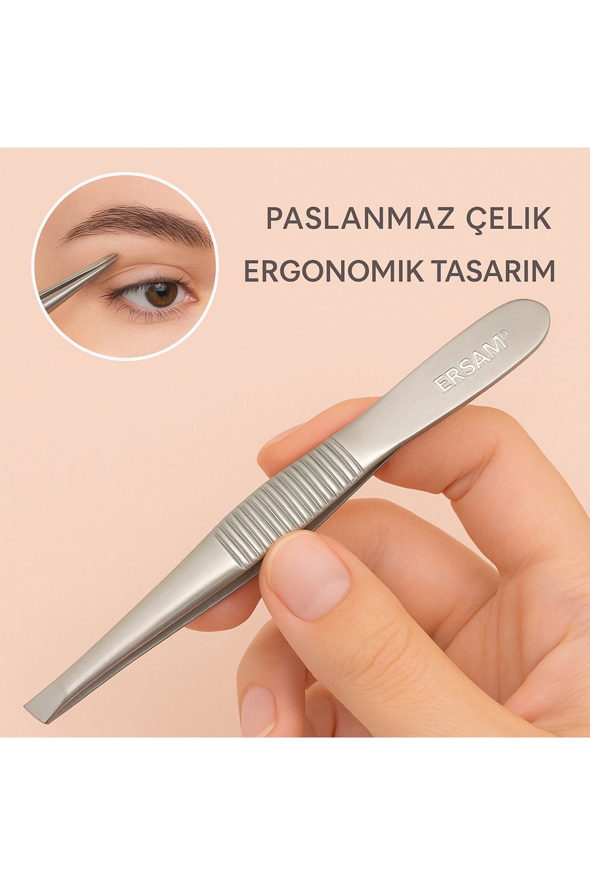 Kafs Store (2 Adet) %100 Çelik Cımbız (tüy Kıl Alma Kaş Bıyık Ağda Yüz Cilt Epilasyon Cımbızı)