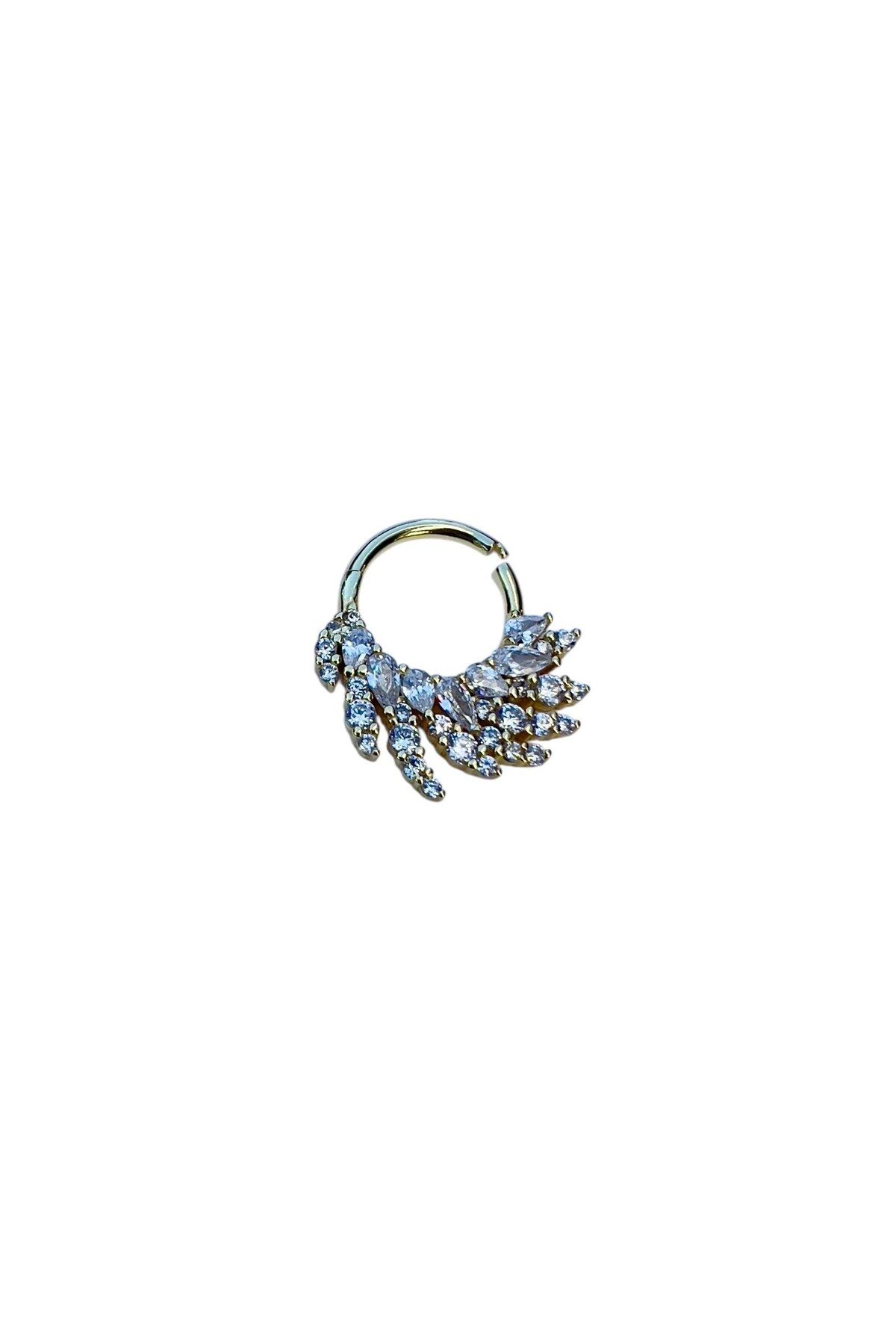 Defne Silver Vip Halka Gümüş Piercing