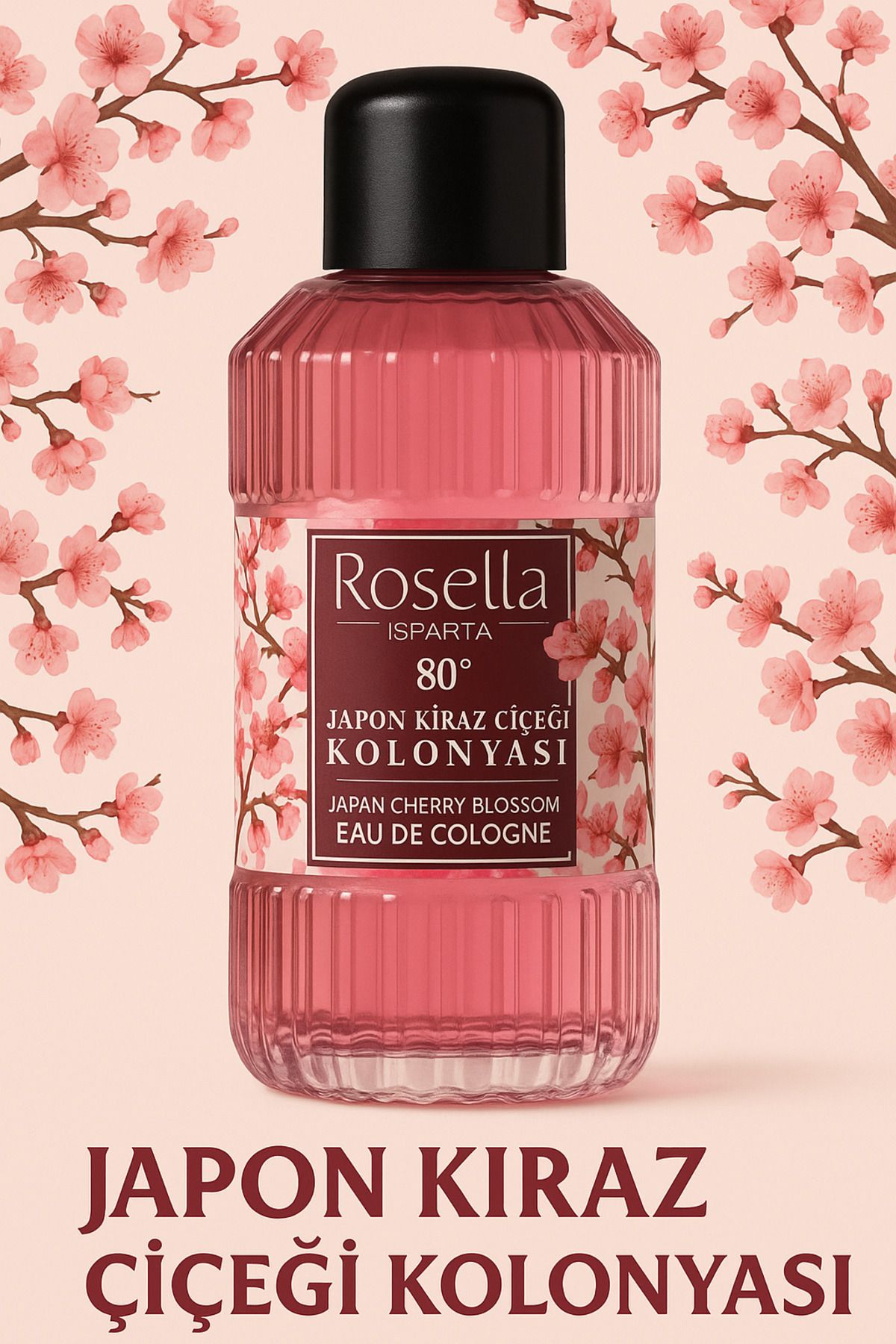 ROSELLA JAPON KİRAZ ÇİÇEĞİ KOLONYASI 80C KREMLİ