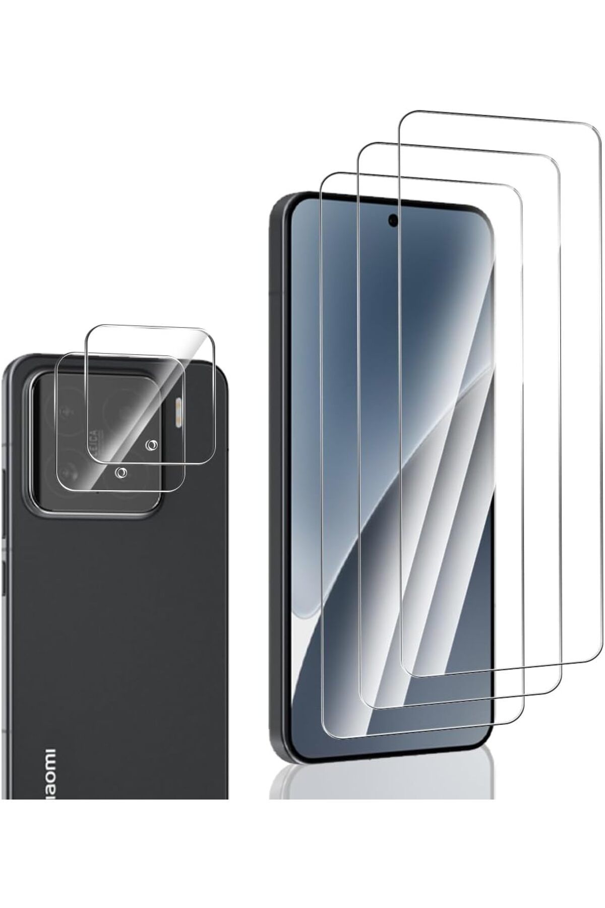 aheaks Xiaomi 15 Şeffaf Nano Ekran Koruyucu Nano Cam - Kamera Koruma Jelatini Hediyeli