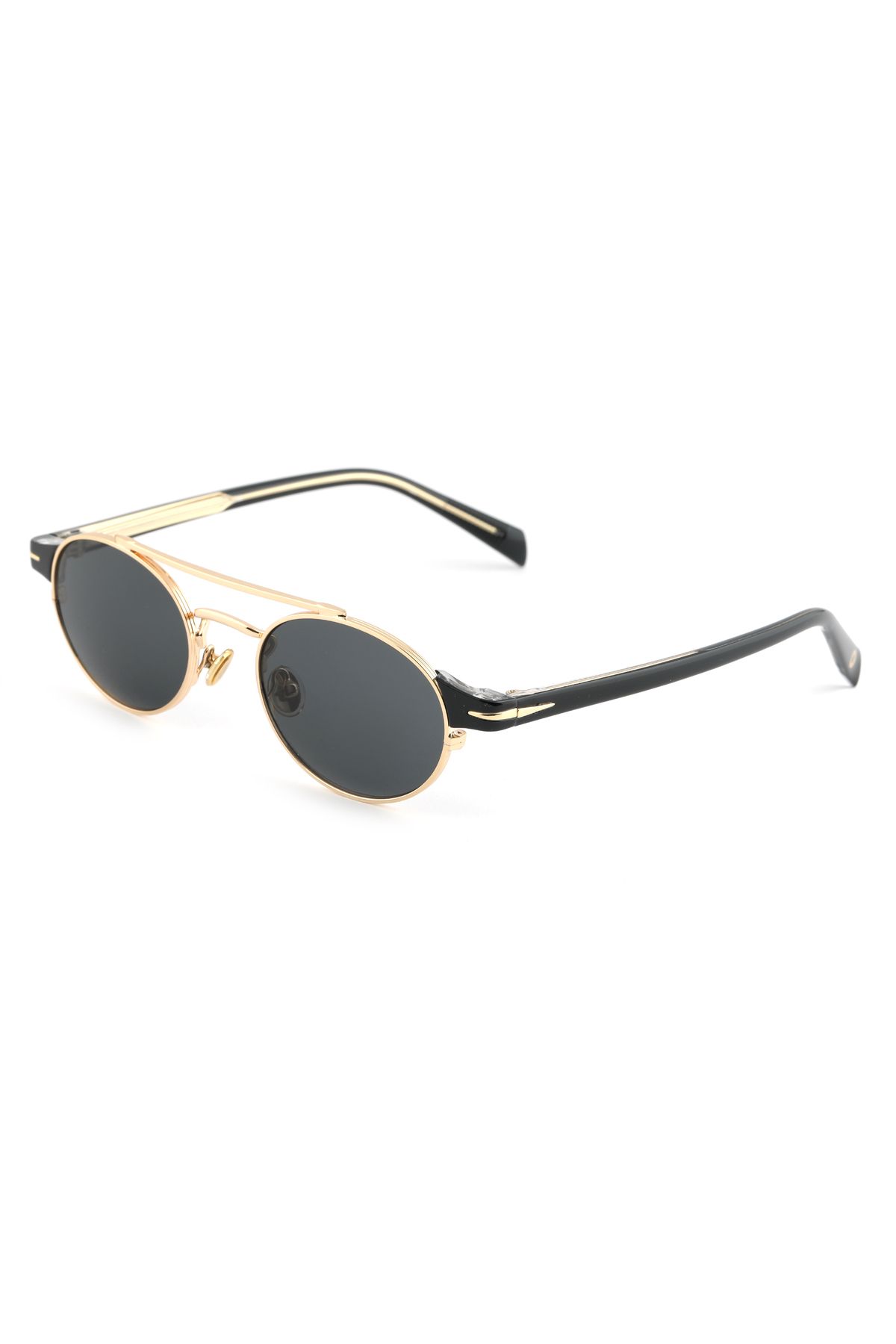 Angel Eyes Oval Tasarım Gold Çerçeve Siyah Cam Kadın&Erkek Güneş Gözlüğü Db1042/s