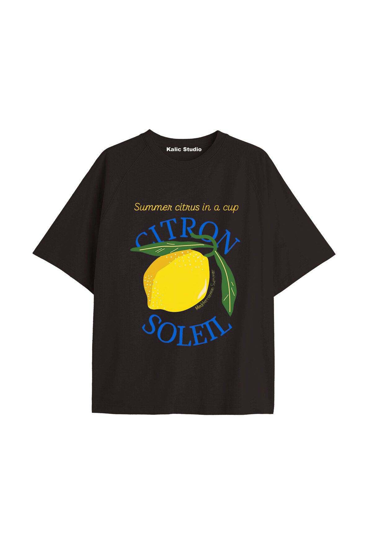 Kalic Studio Y2k vintage Pickles Baskılı Sİyah T-shirt KOD 248