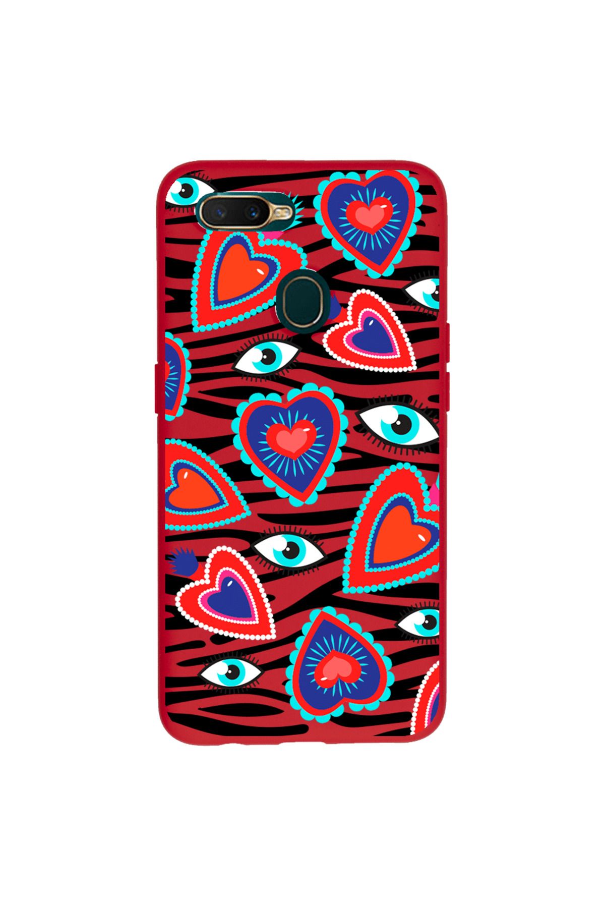 Royaleks Oppo AX7 Lansman Kılıf - Eye Of The Heart