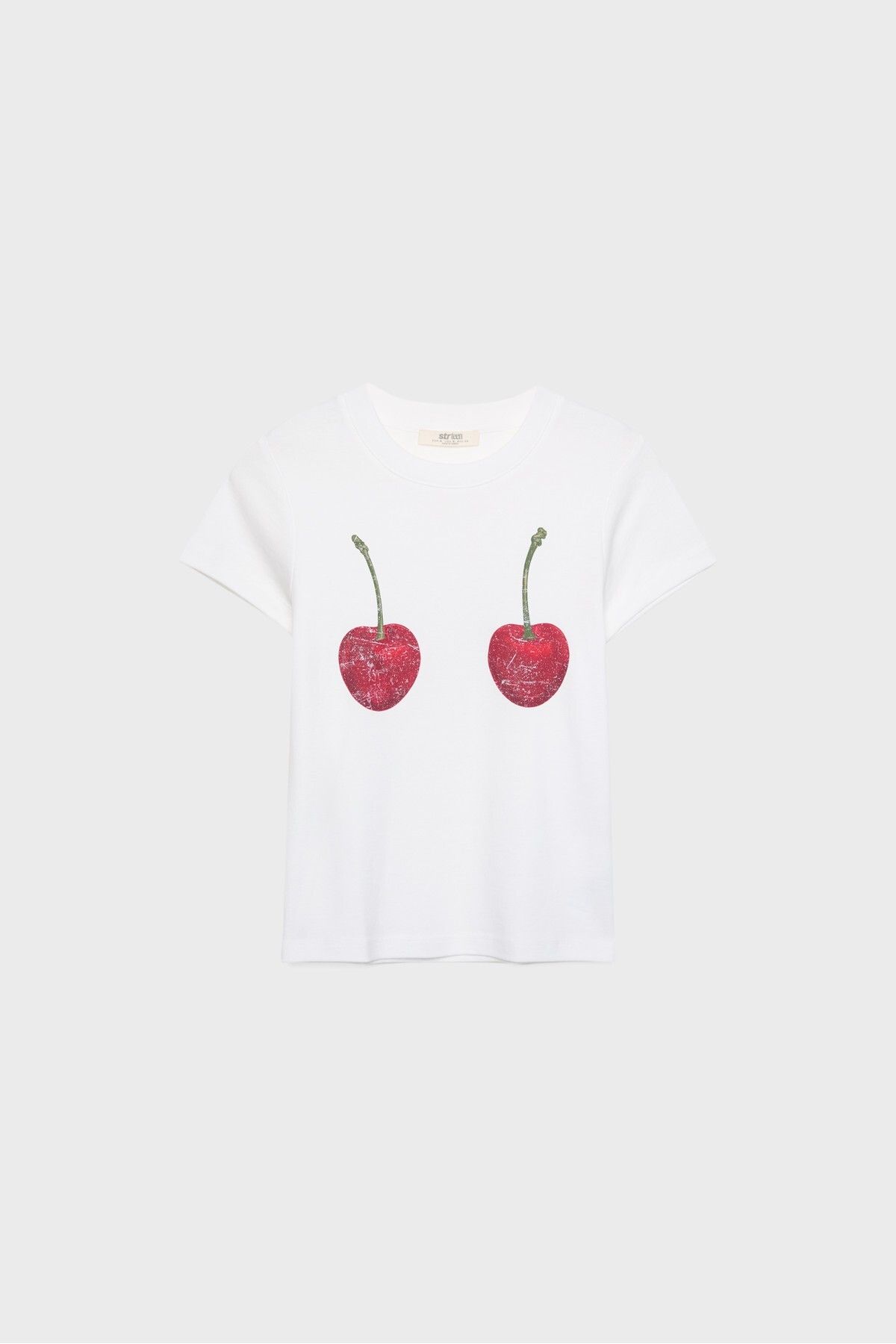 Stradivarius-Short sleeve cherry T-shirt 6