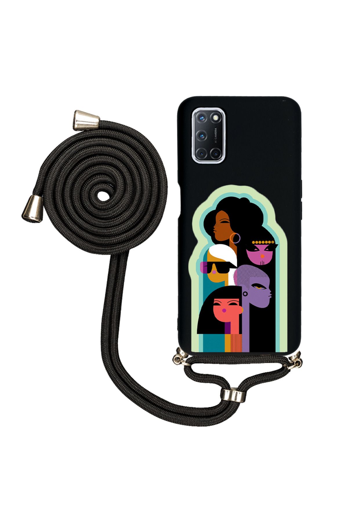 Royaleks Oppo A52 İpli Lansman Kılıf - Art