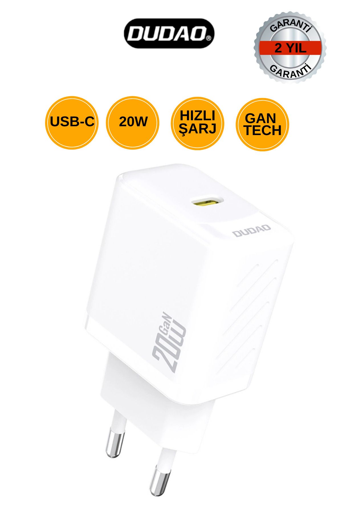 DUDAO A26EU-DUDAO A26 PD20W GaN USB-C Şarj Cihazı