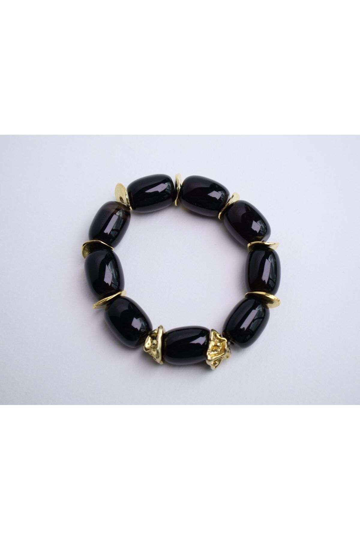 B Design jewelry Boni Siyah Akik Bileklik