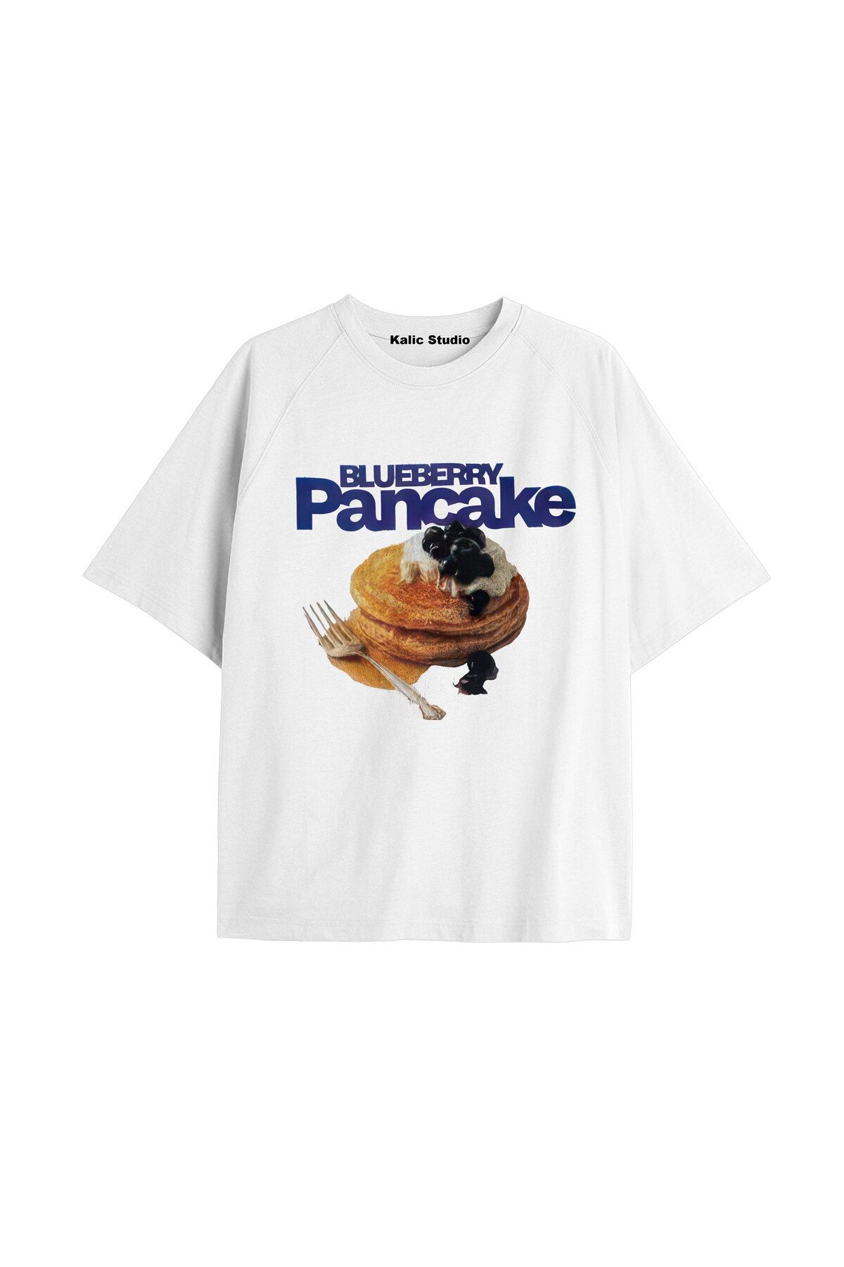Kalic Studio Y2k vintage Pickles Baskılı Beyaz T-shirt KOD 211