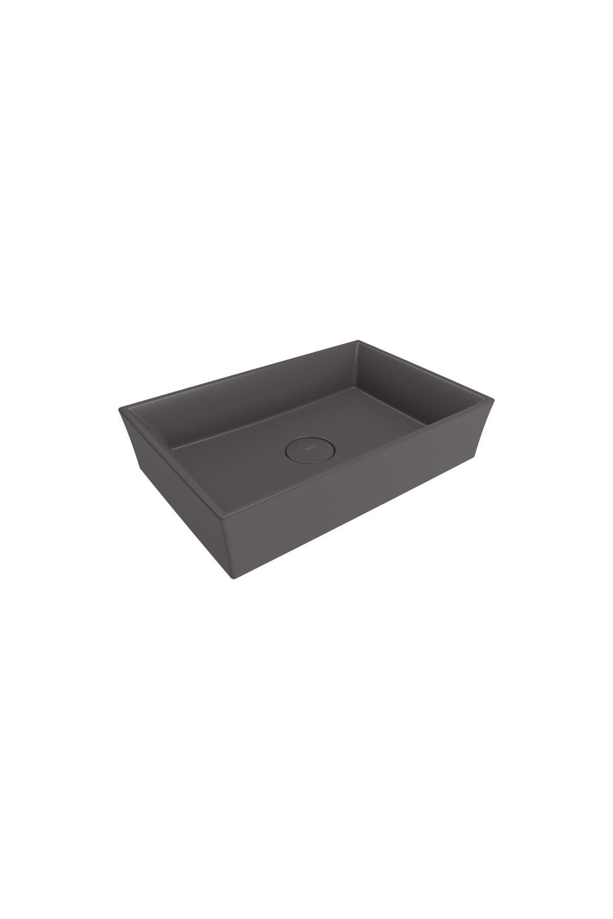 Bocchi Vessel Çanak Lavabo 56x38 cm Mat Antrasit1172-020-0125