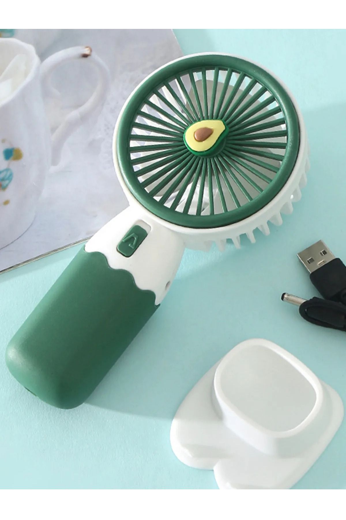welcomein Mini Fan Usb Vantilatör El Fanı Taşınabilir Vantilatör Şarjlı