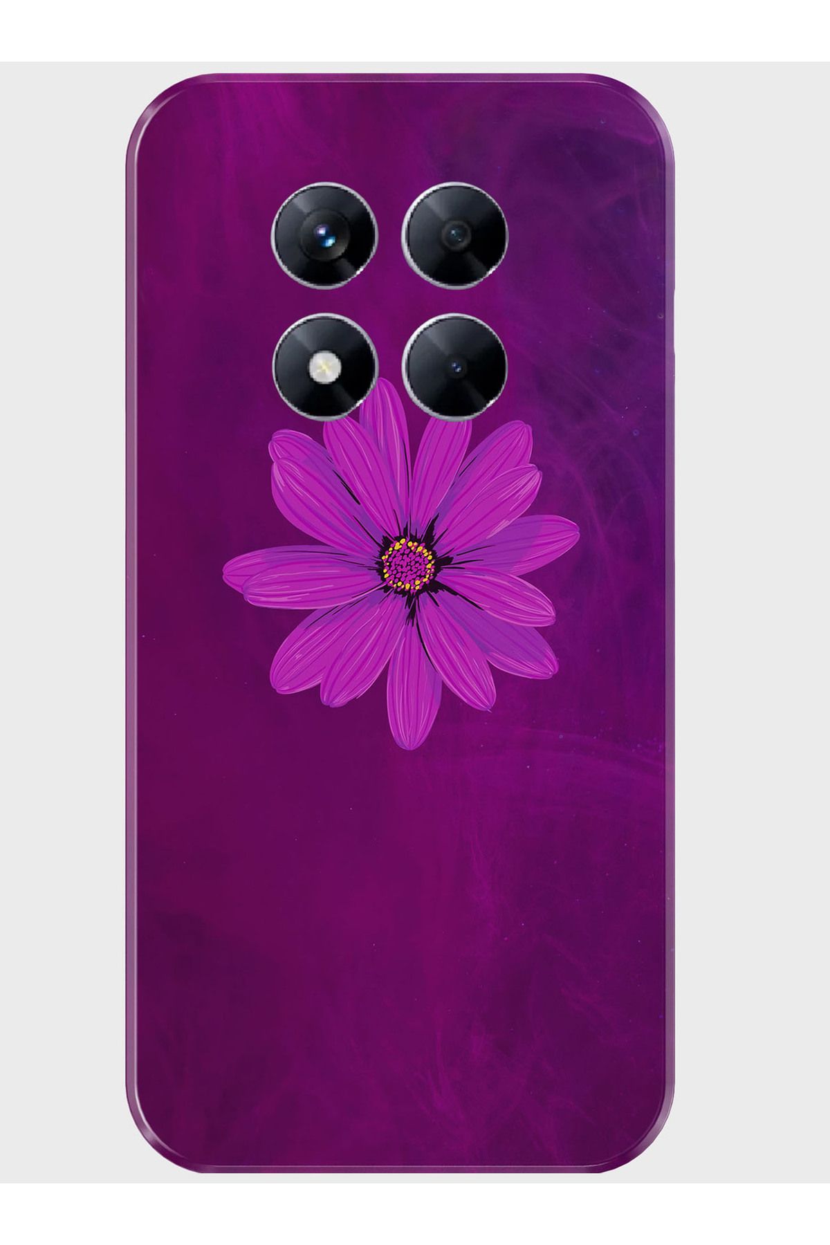 Activist Xiaomi Redmi Note 14 Pro 4G Kılıf Baskılı Silikon Kapak - purplefloral