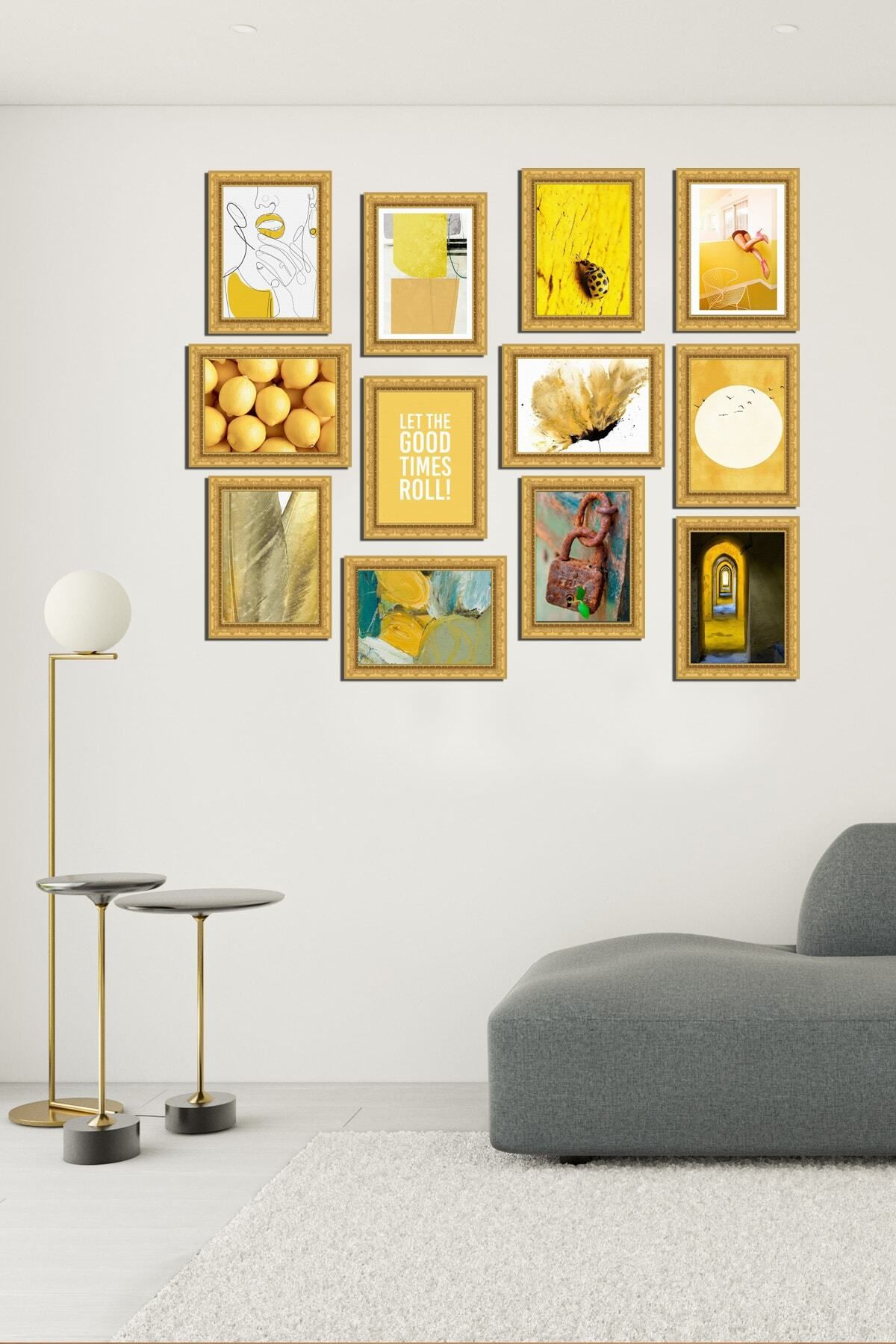 Pi Dekorasyon Modern Style 12 Parçalı Mdf Tablo Mck094