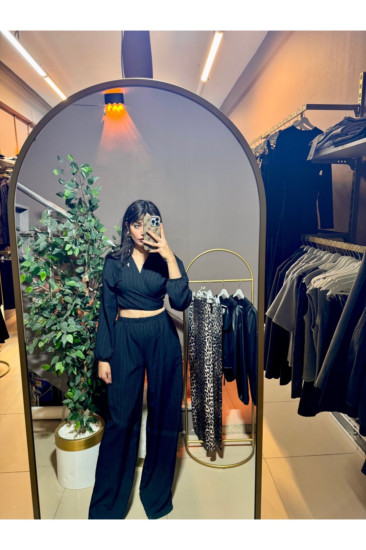 Butik Alt Üst Siyah Takım
